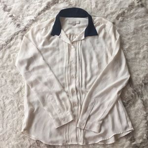 Loft White Blouse